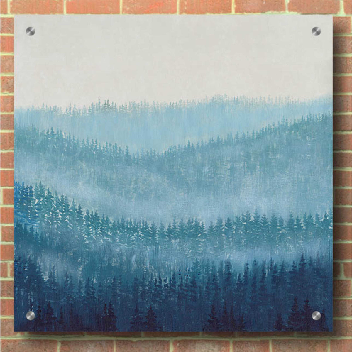 Epic Art 'Smoky Ridge I' by Tim O'Toole, Acrylic Glass Wall Art,36x36