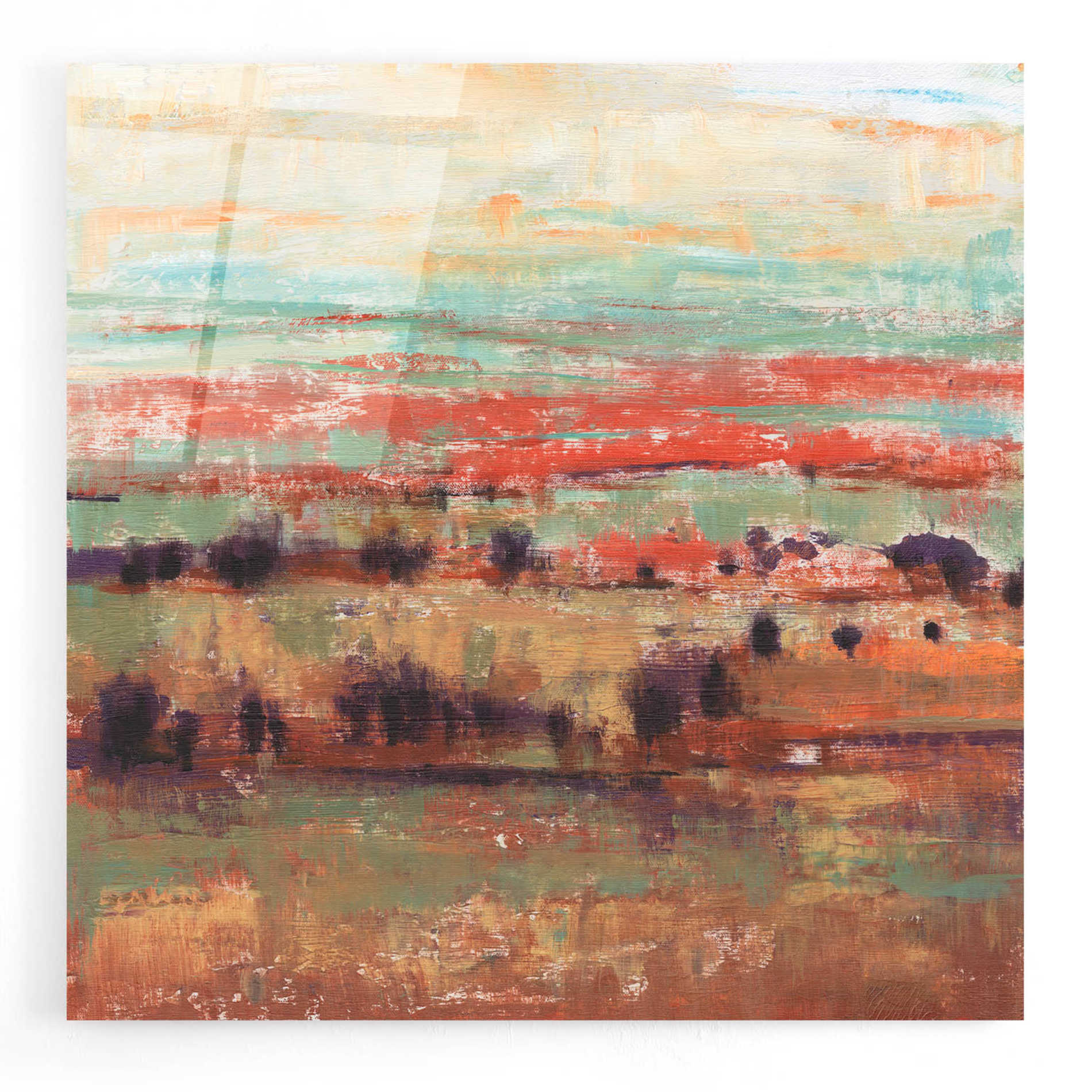 Epic Art 'Divided Landscape I' by Tim O'Toole, Acrylic Glass Wall Art,24x24