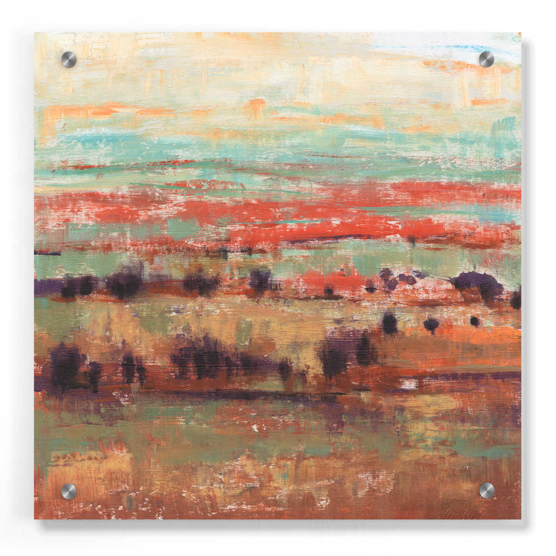 Epic Art 'Divided Landscape I' by Tim O'Toole, Acrylic Glass Wall Art,36x36