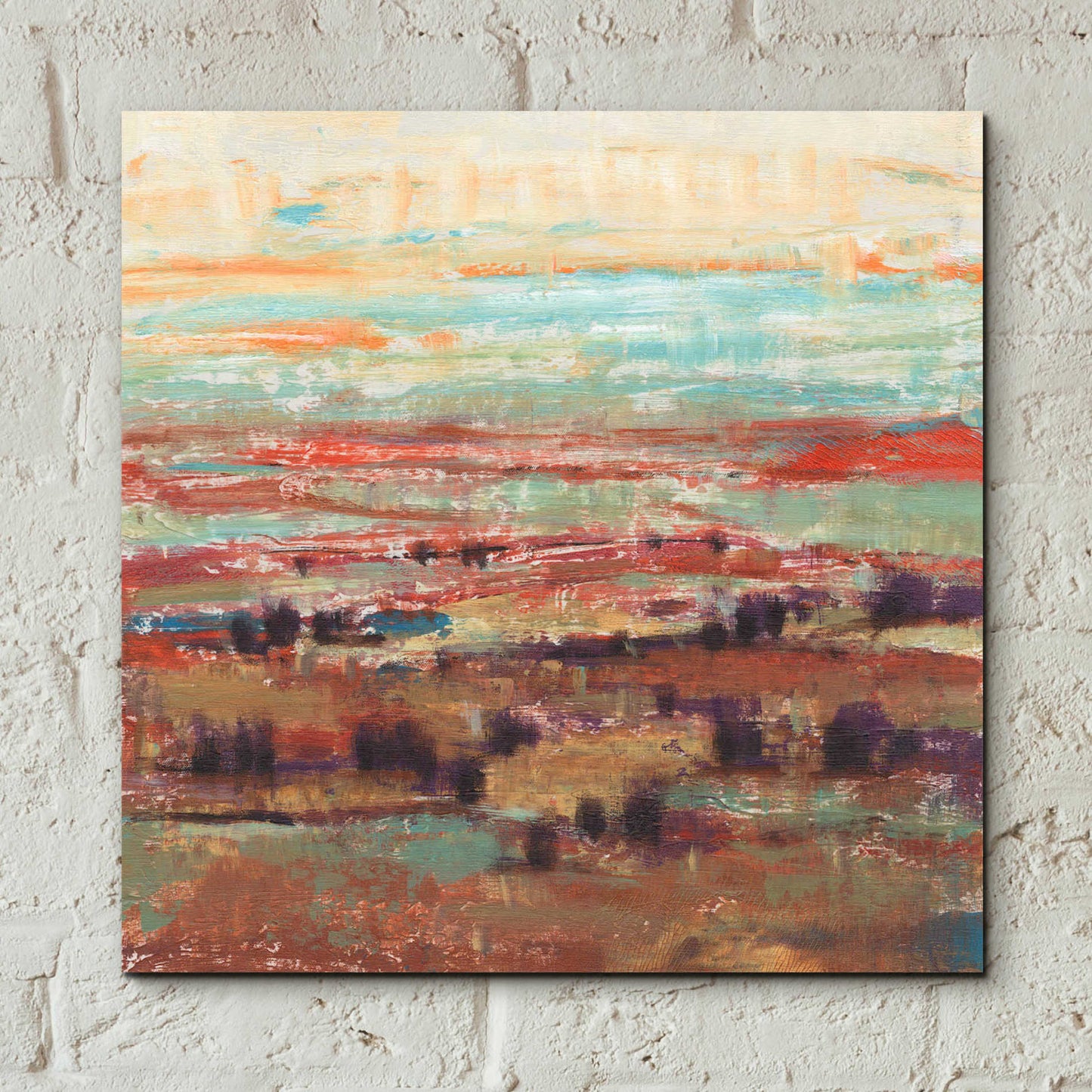 Epic Art 'Divided Landscape II' by Tim O'Toole, Acrylic Glass Wall Art,12x12