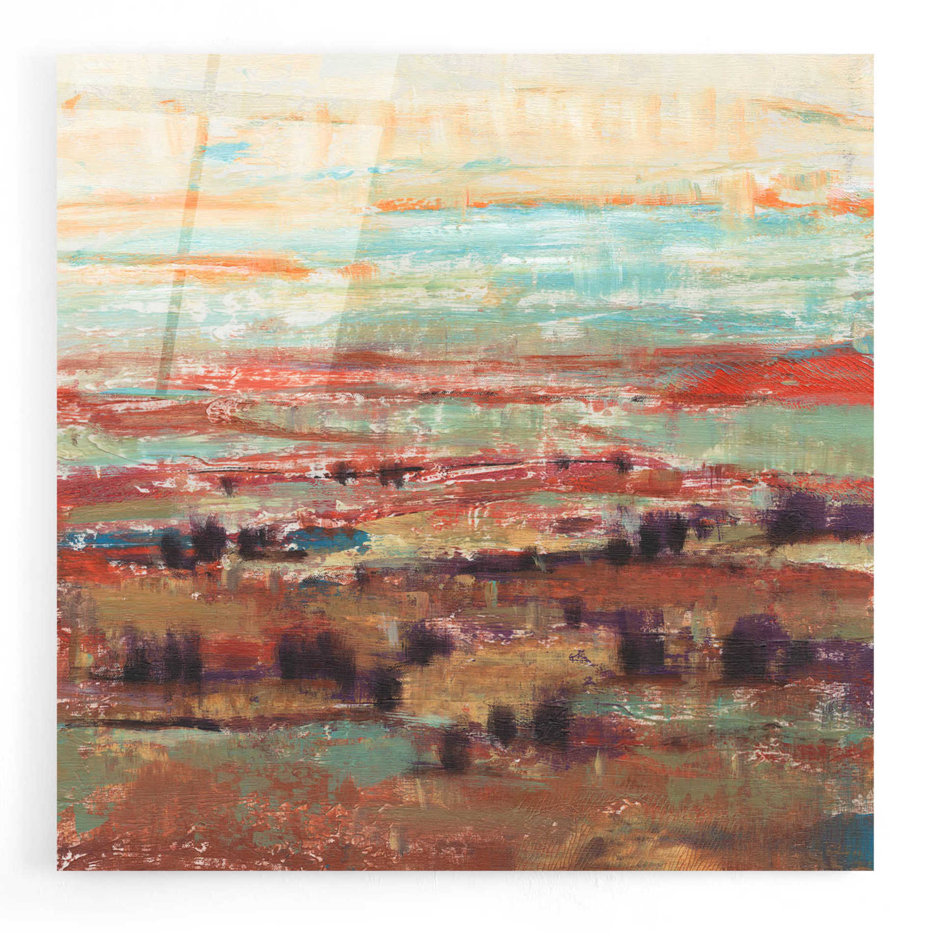 Epic Art 'Divided Landscape II' by Tim O'Toole, Acrylic Glass Wall Art,24x24