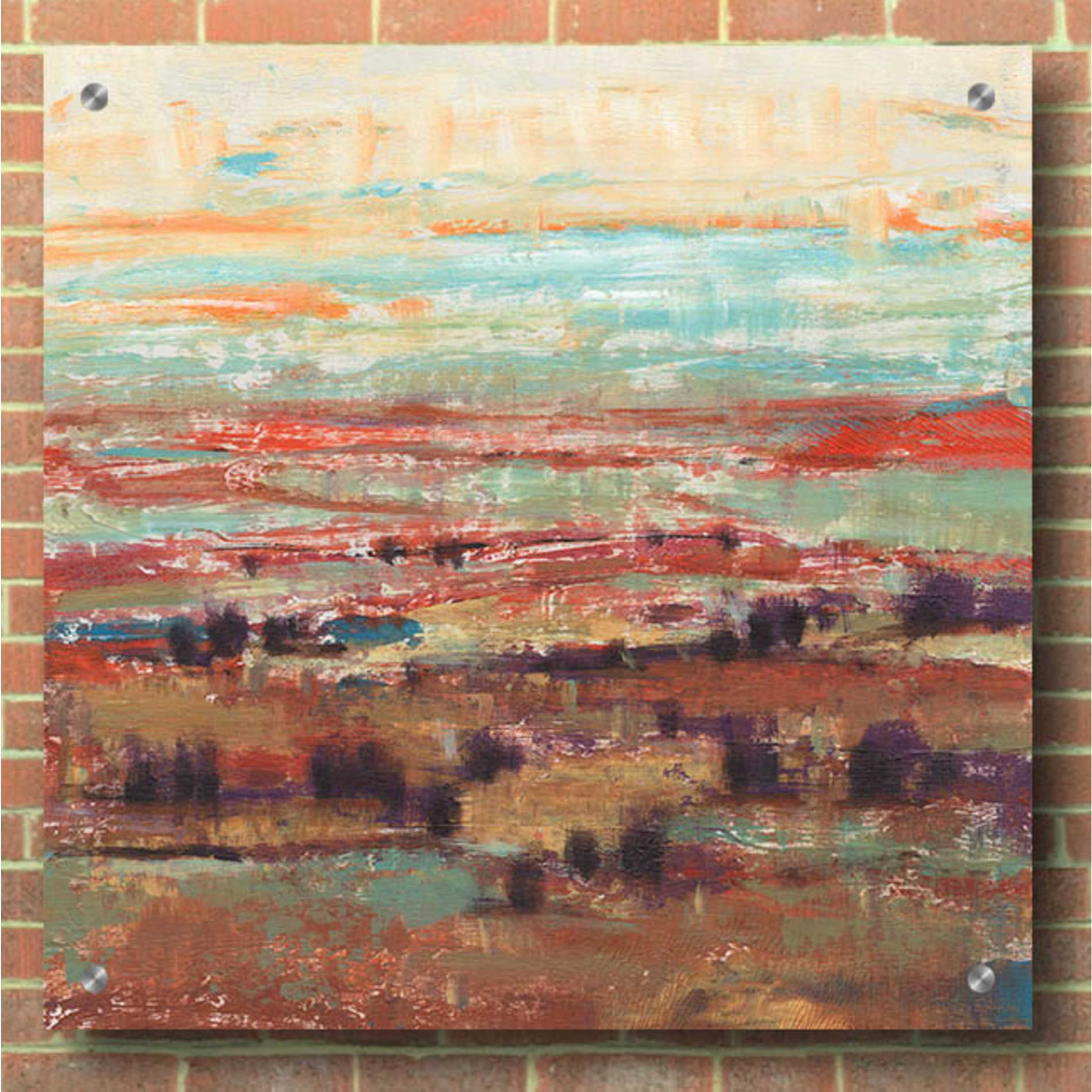 Epic Art 'Divided Landscape II' by Tim O'Toole, Acrylic Glass Wall Art,36x36
