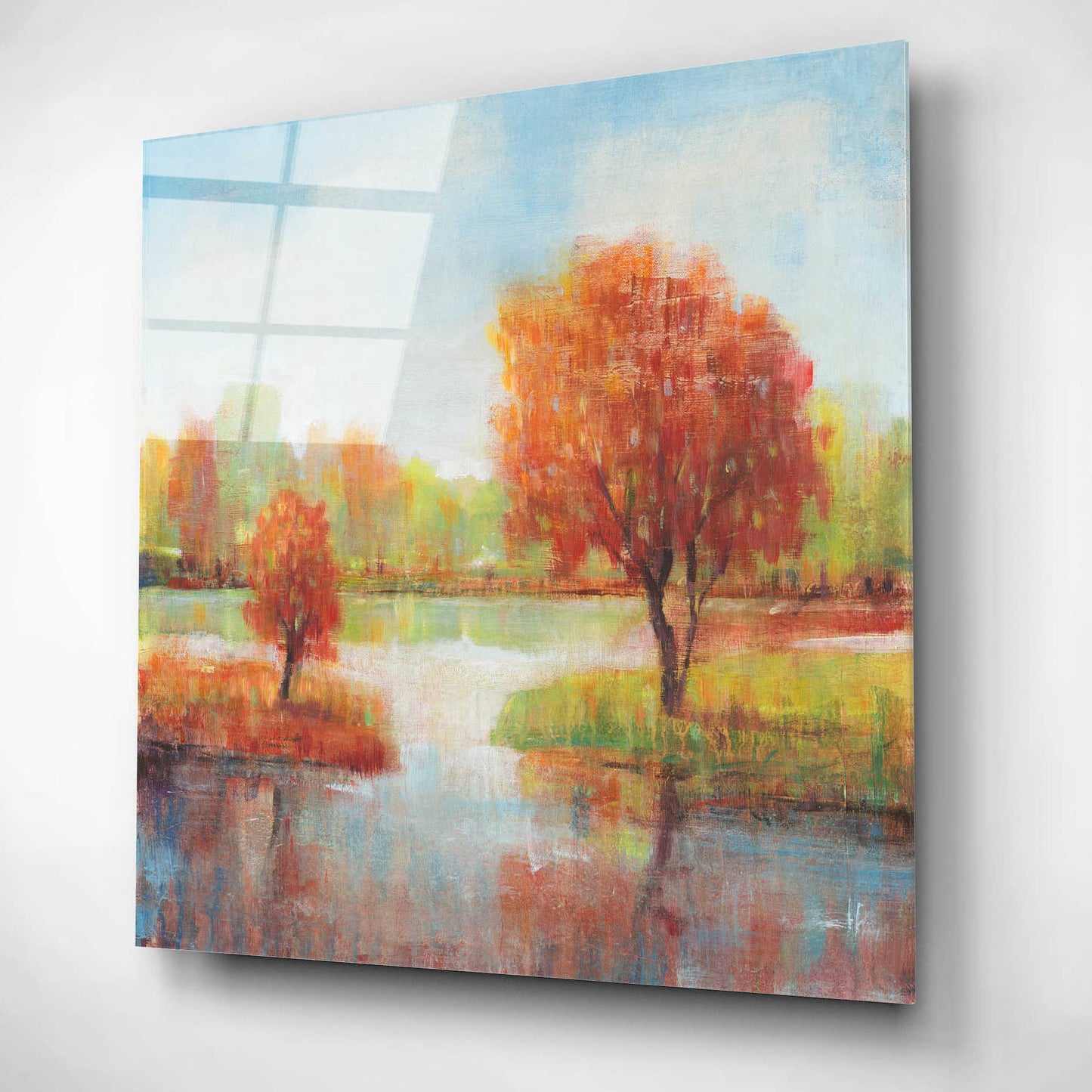 Epic Art 'Lake Reflections II' by Tim O'Toole, Acrylic Glass Wall Art