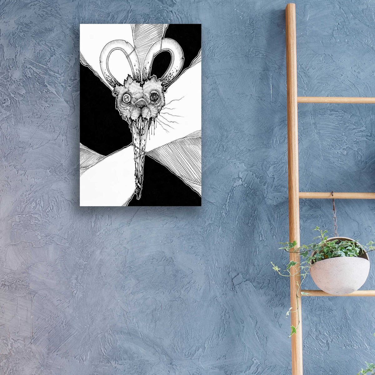 Epic Art 'Stitched Apart ' by Avery Multer, Acrylic Glass Wall Art,16x24
