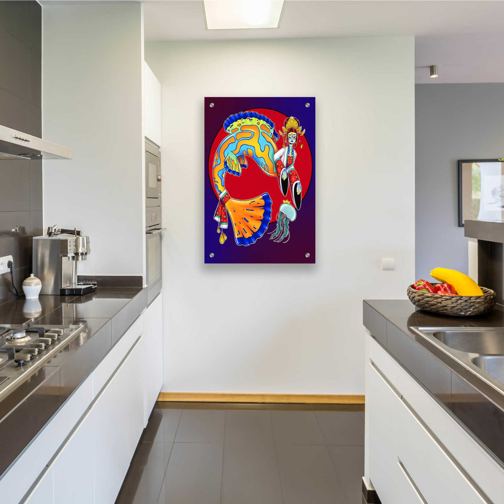 Epic Art 'Royalty' by Avery Multer, Acrylic Glass Wall Art,24x36
