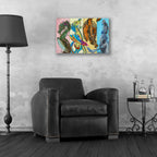 Epic Art 'The Four Seasons' by Avery Multer, Acrylic Glass Wall Art,24x16