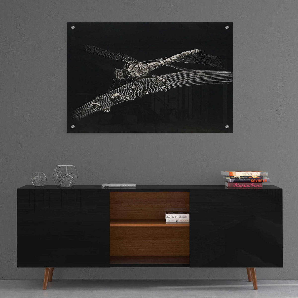 Epic Art 'Dragonfly' by Avery Multer, Acrylic Glass Wall Art,36x24