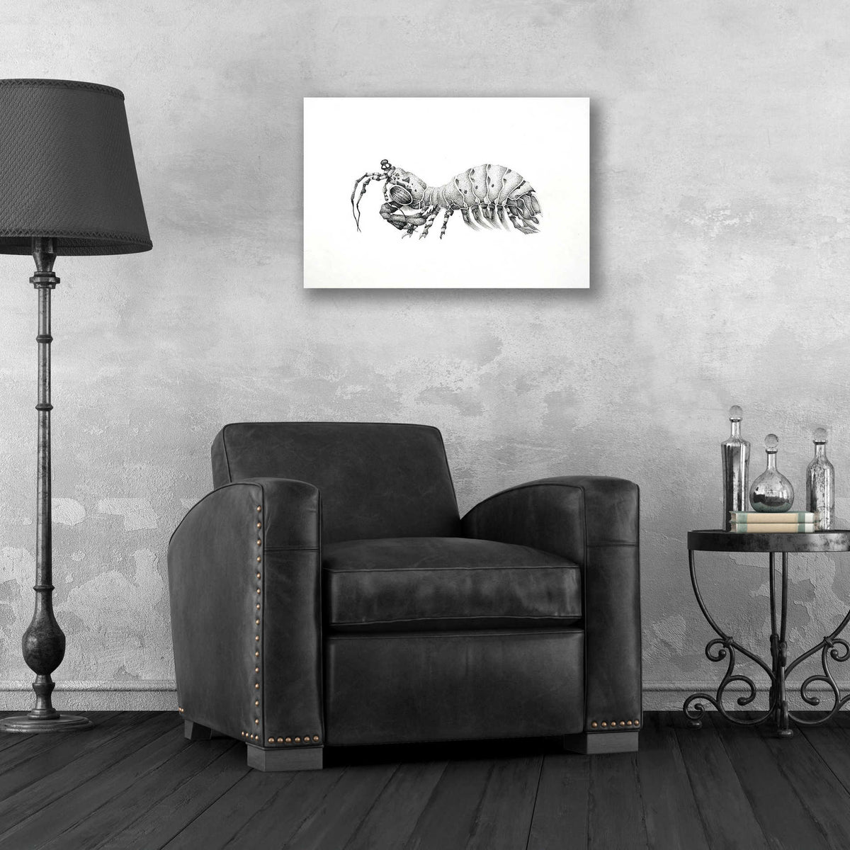 Epic Art 'Peacock Mantis Shrimp' by Avery Multer, Acrylic Glass Wall Art,24x16