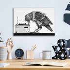 Epic Art 'Heavy Metal Crow' by Avery Multer, Acrylic Glass Wall Art,16x12
