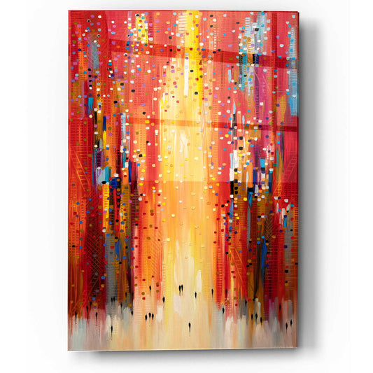 Epic Art 'Red Sky' by Ekaterina Ermilkina, Acrylic Glass Wall Art