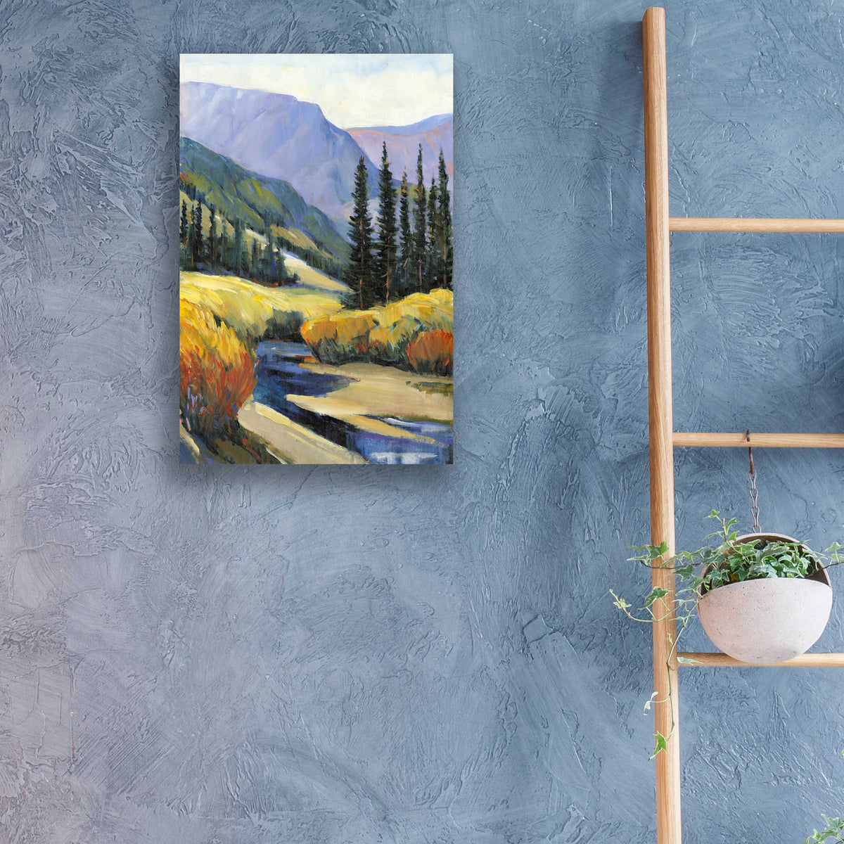 Epic Art 'Purple Mountain Majesty I' by Tim O'Toole, Acrylic Glass Wall Art,16x24