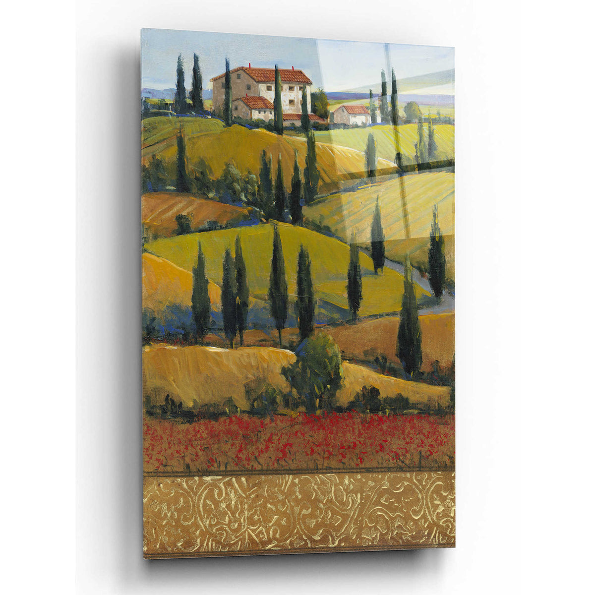 Epic Art 'Hilltop Villa II' by Tim O'Toole, Acrylic Glass Wall Art
