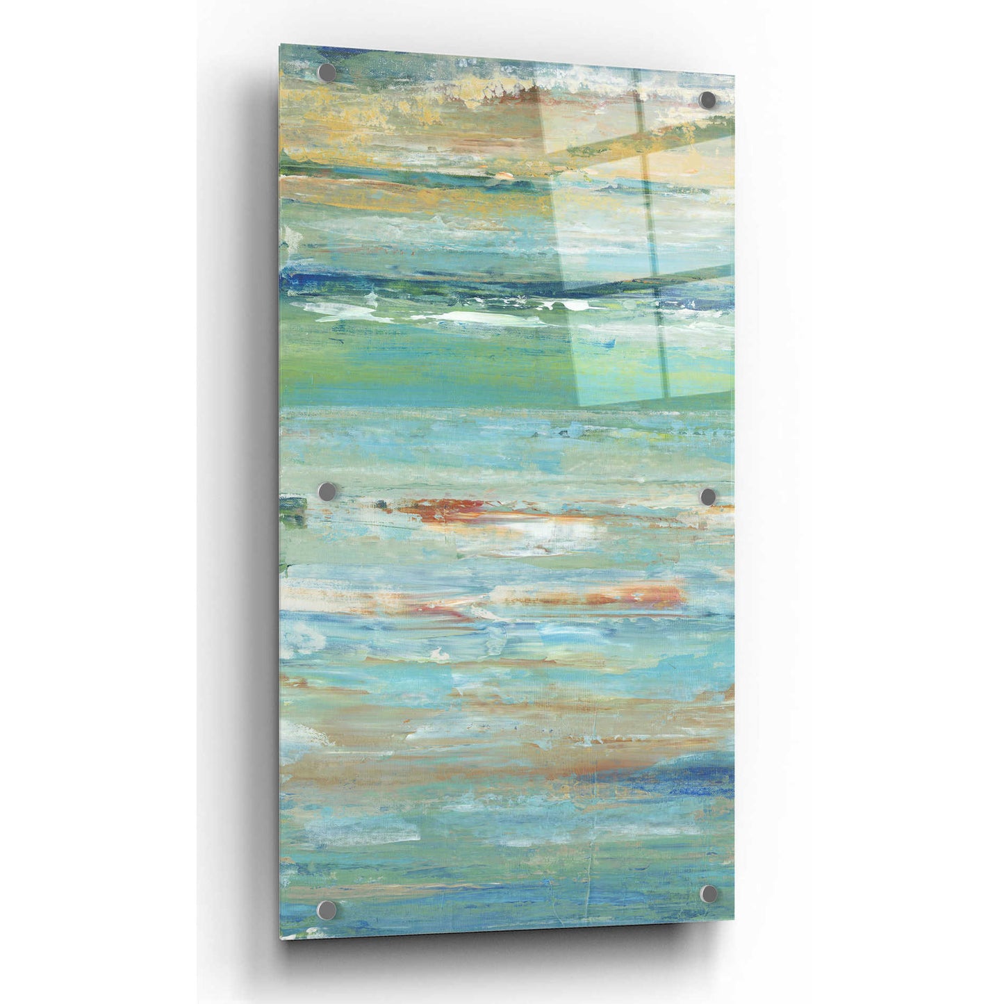 Epic Art 'Riptide I' by Tim O'Toole, Acrylic Glass Wall Art,12x24