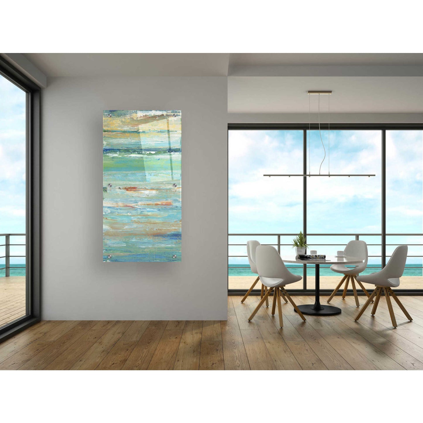 Epic Art 'Riptide I' by Tim O'Toole, Acrylic Glass Wall Art,24x48