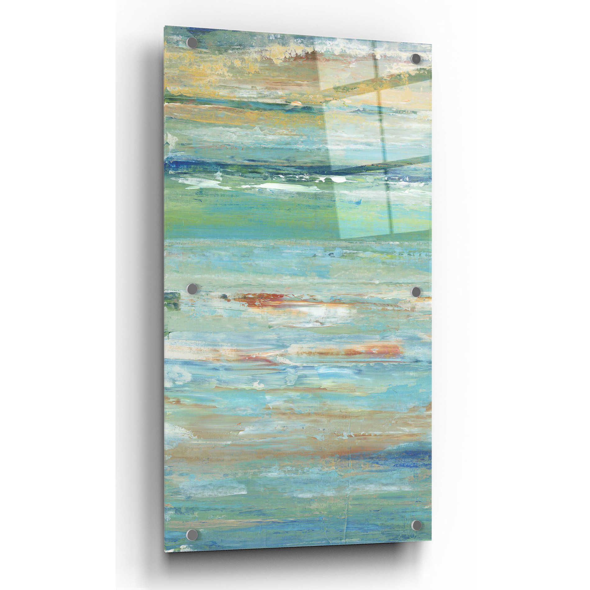 Epic Art 'Riptide I' by Tim O'Toole, Acrylic Glass Wall Art,24x48