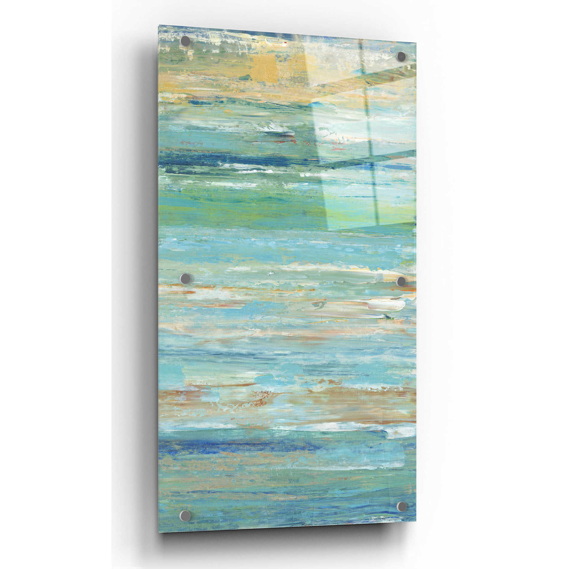 Epic Art 'Riptide II' by Tim O'Toole, Acrylic Glass Wall Art,12x24