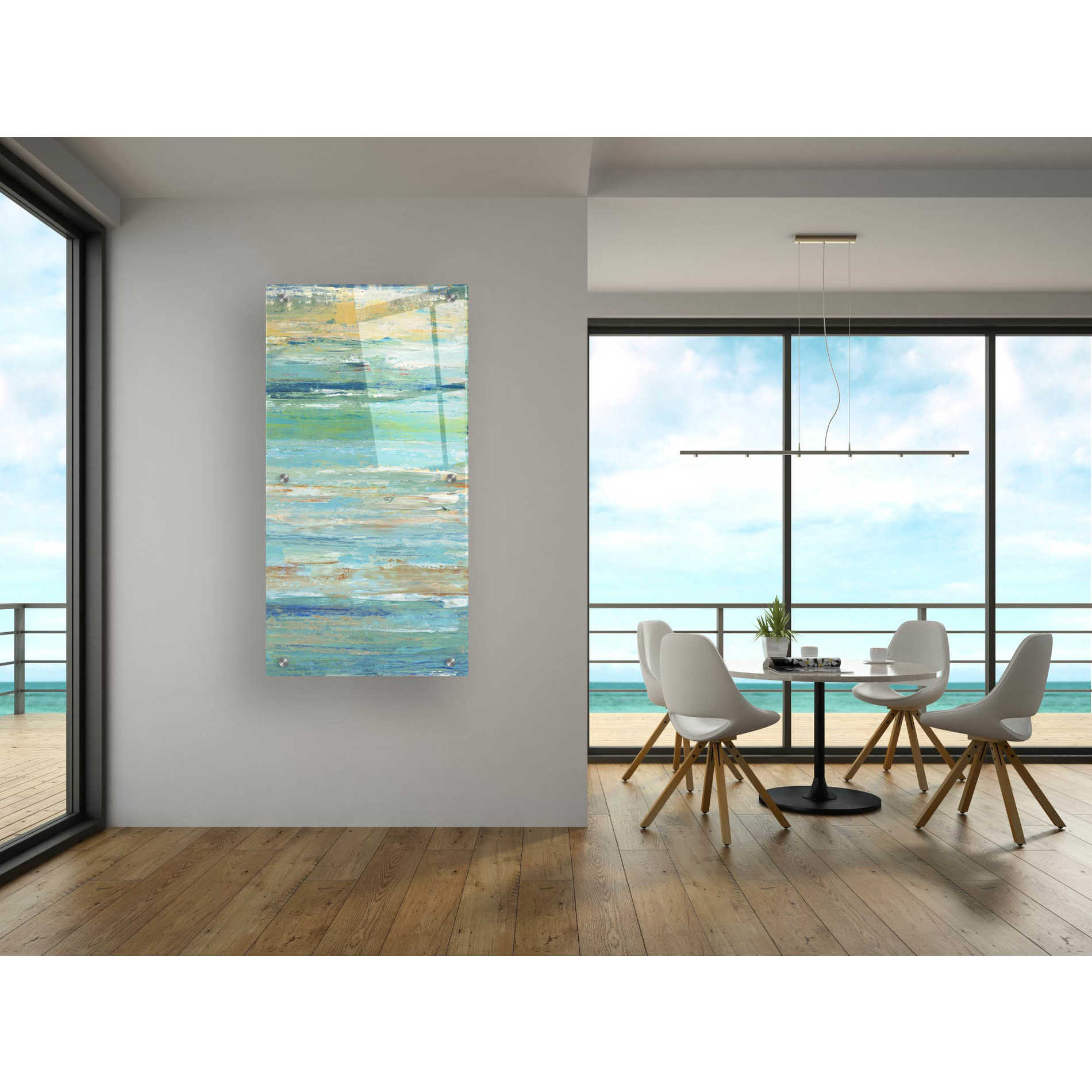 Epic Art 'Riptide II' by Tim O'Toole, Acrylic Glass Wall Art,24x48