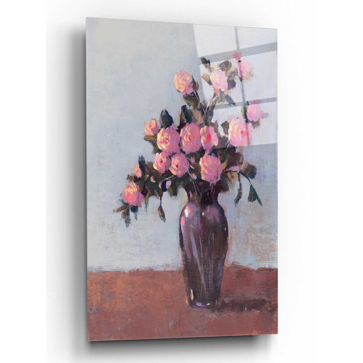 Epic Art 'Soft Lit Roses I' by Tim O'Toole, Acrylic Glass Wall Art,16x24