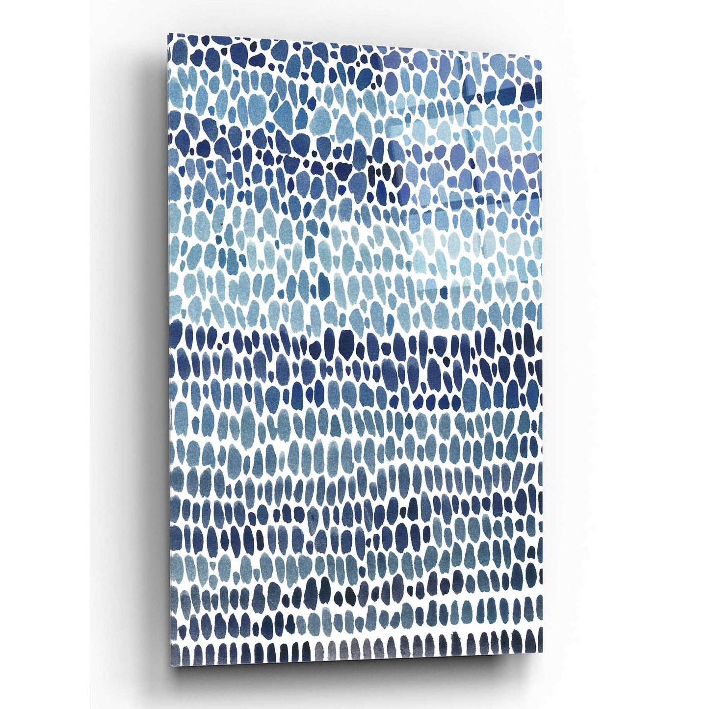 Epic Art 'Blue Progression I' by Tim O'Toole, Acrylic Glass Wall Art,12x16