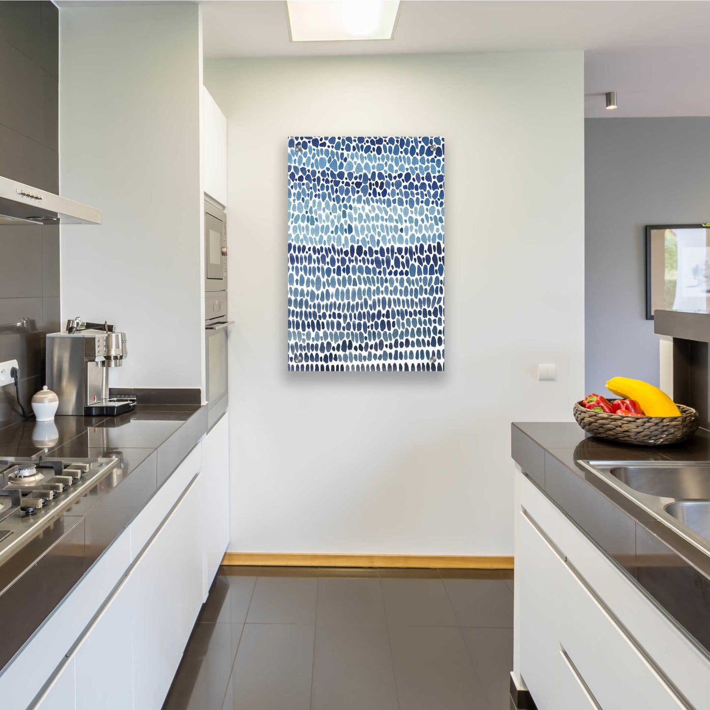 Epic Art 'Blue Progression I' by Tim O'Toole, Acrylic Glass Wall Art,24x36