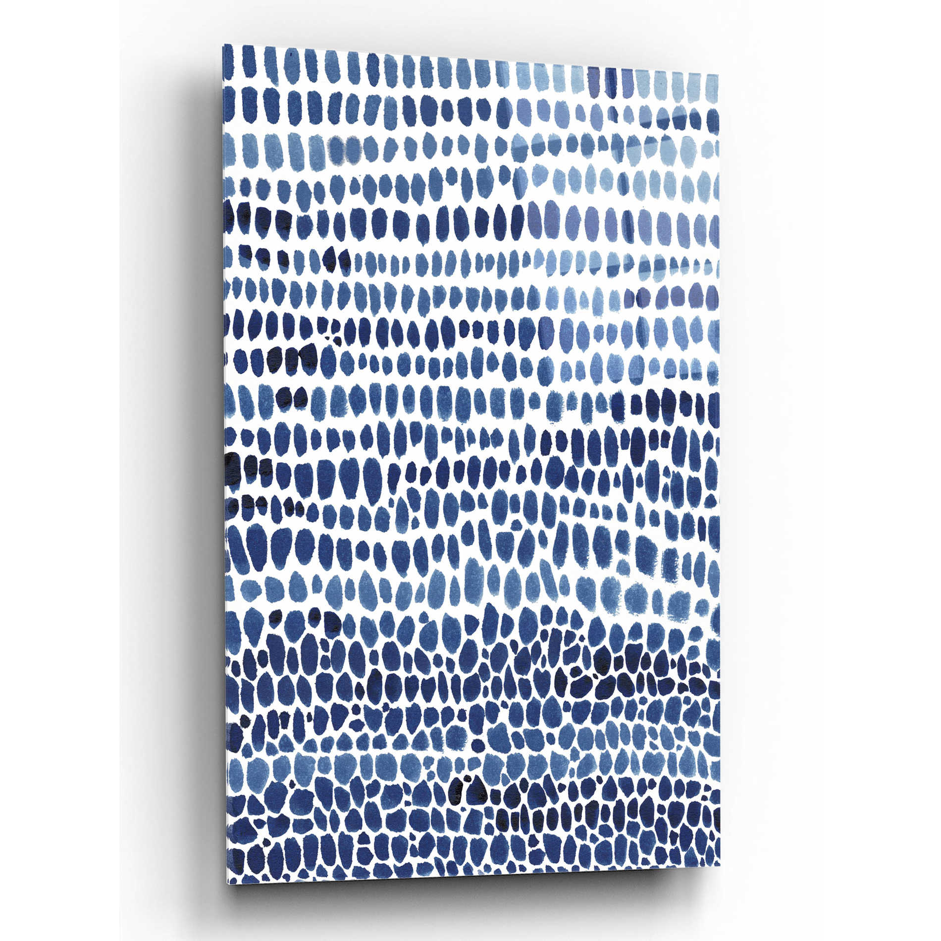 Epic Art 'Blue Progression II' by Tim O'Toole, Acrylic Glass Wall Art,12x16