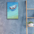 Epic Art 'Anchored Dingy II' by Tim O'Toole, Acrylic Glass Wall Art,16x24
