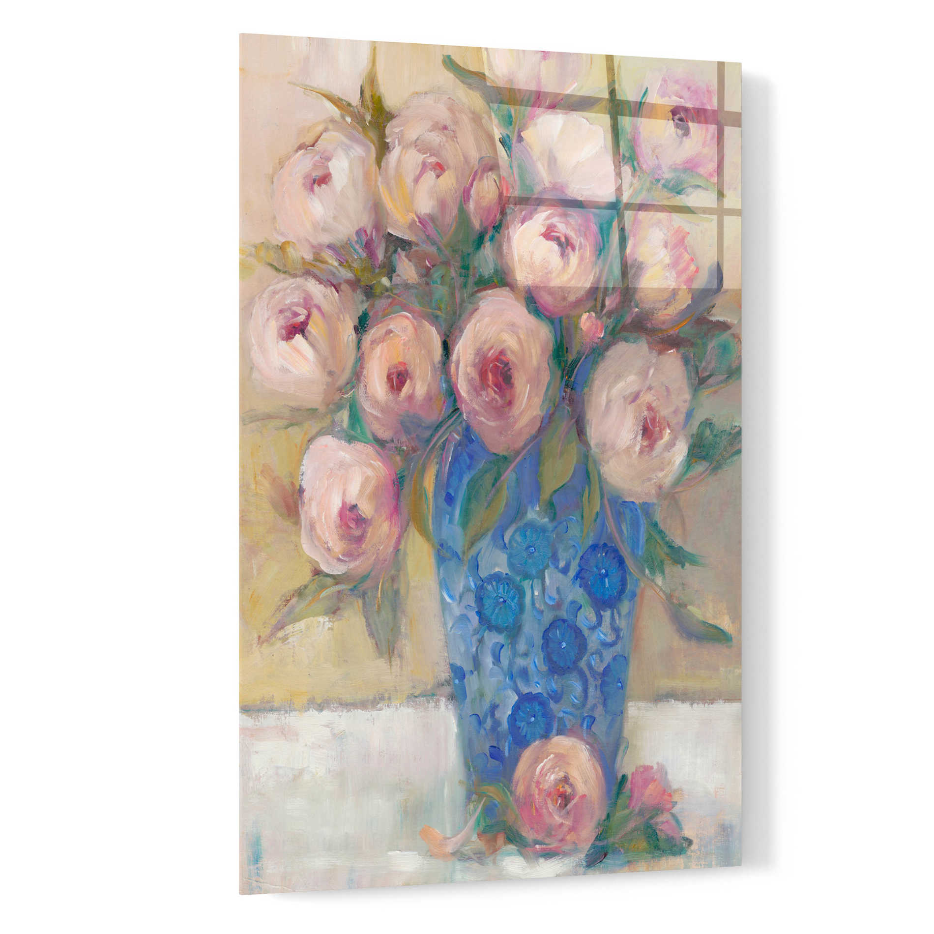 Epic Art 'Oriental Bouquet II' by Tim O'Toole, Acrylic Glass Wall Art,16x24