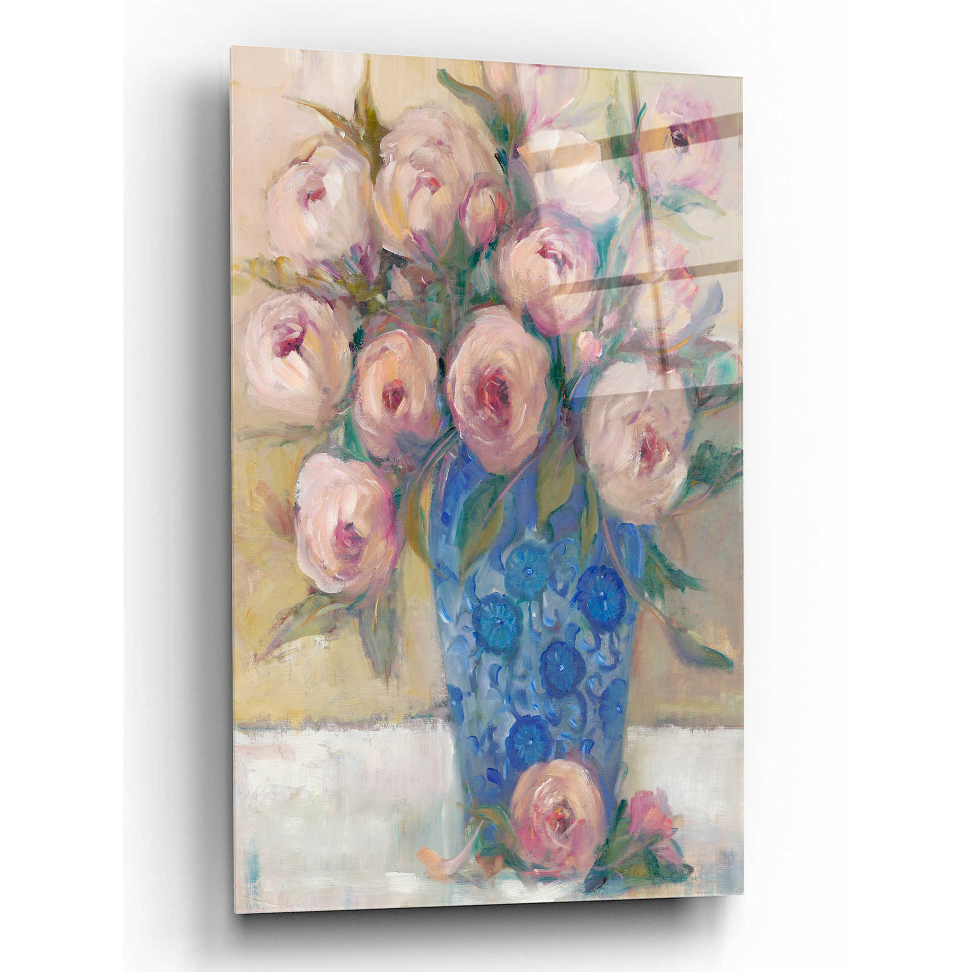 Epic Art 'Oriental Bouquet II' by Tim O'Toole, Acrylic Glass Wall Art,16x24
