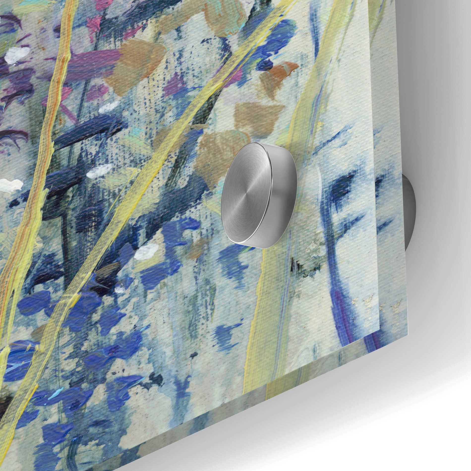 Epic Art 'Wildflower Panel III' by Tim O'Toole, Acrylic Glass Wall Art,16x48