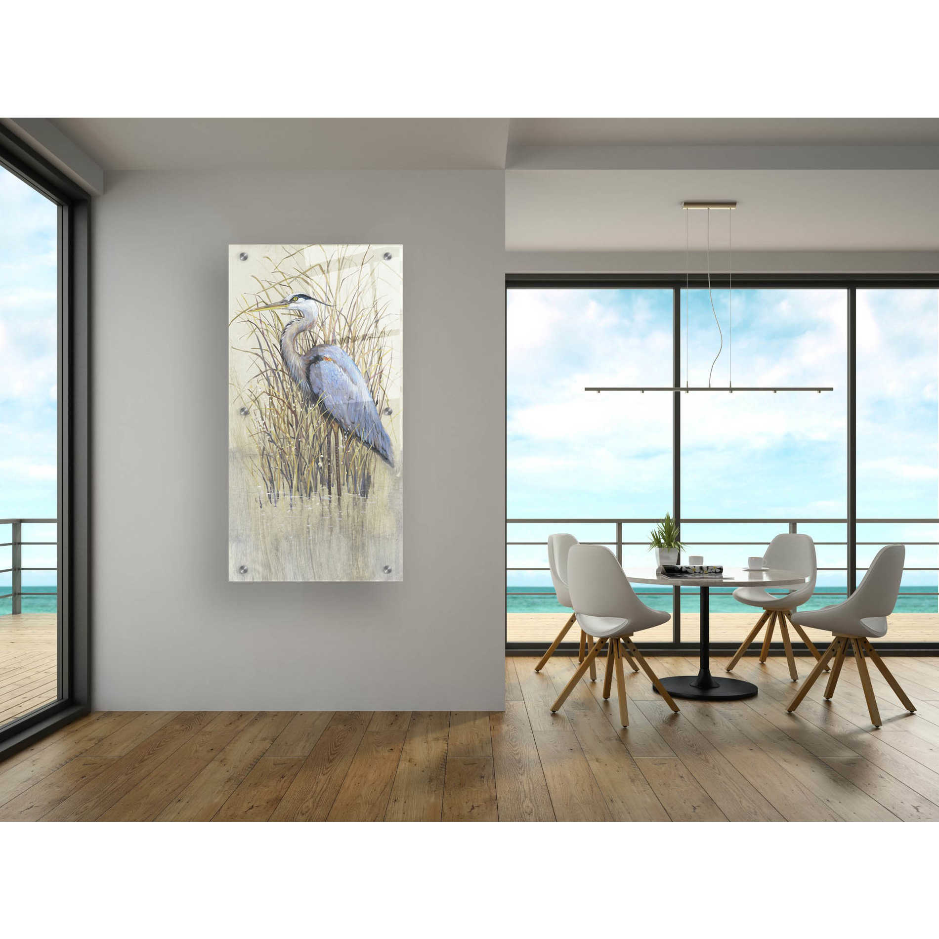 Epic Art 'Wading II' by Tim O'Toole, Acrylic Glass Wall Art,24x48