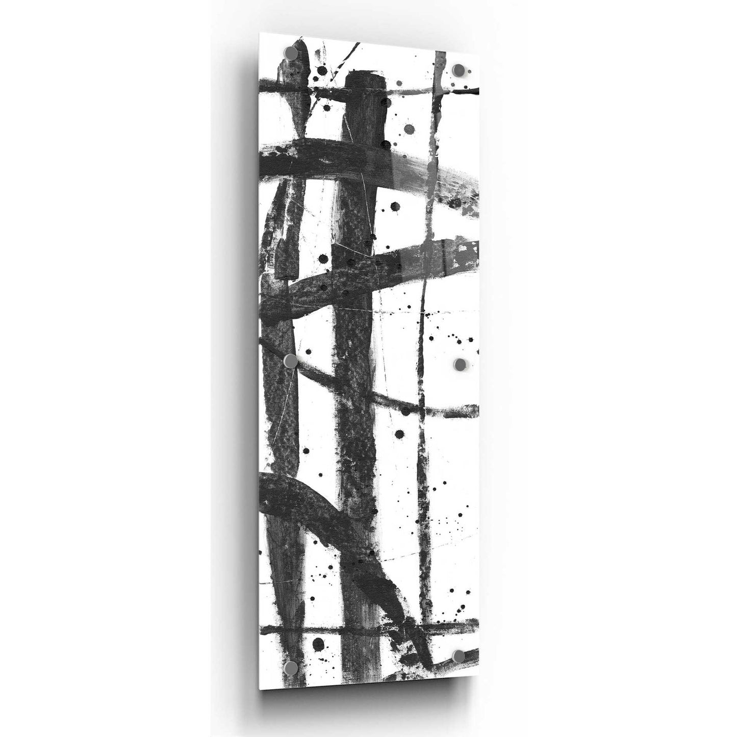 Epic Art 'Criss-Cross II' by Tim O'Toole, Acrylic Glass Wall Art,12x36