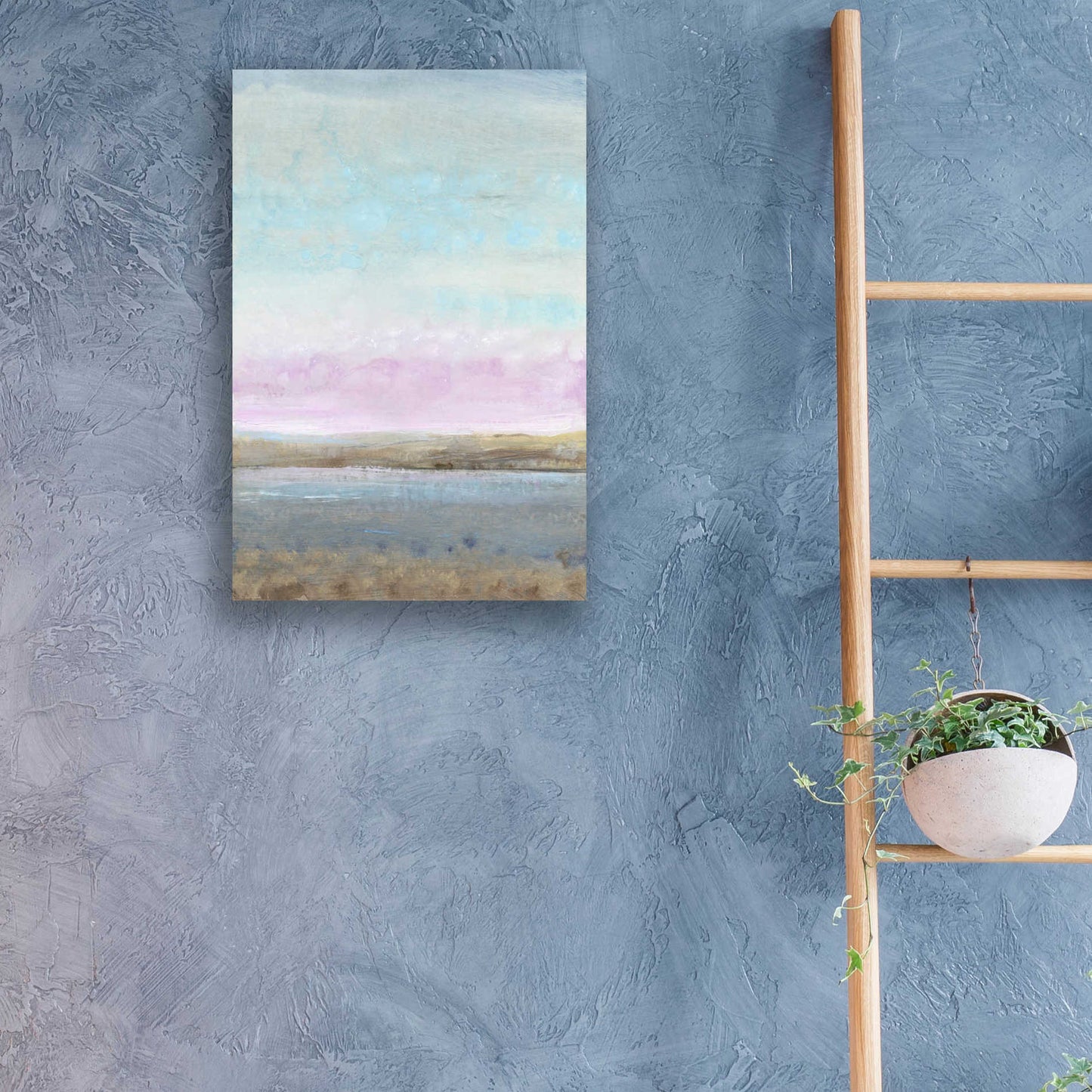 Epic Art 'Pink Horizon I' by Tim O'Toole, Acrylic Glass Wall Art,16x24