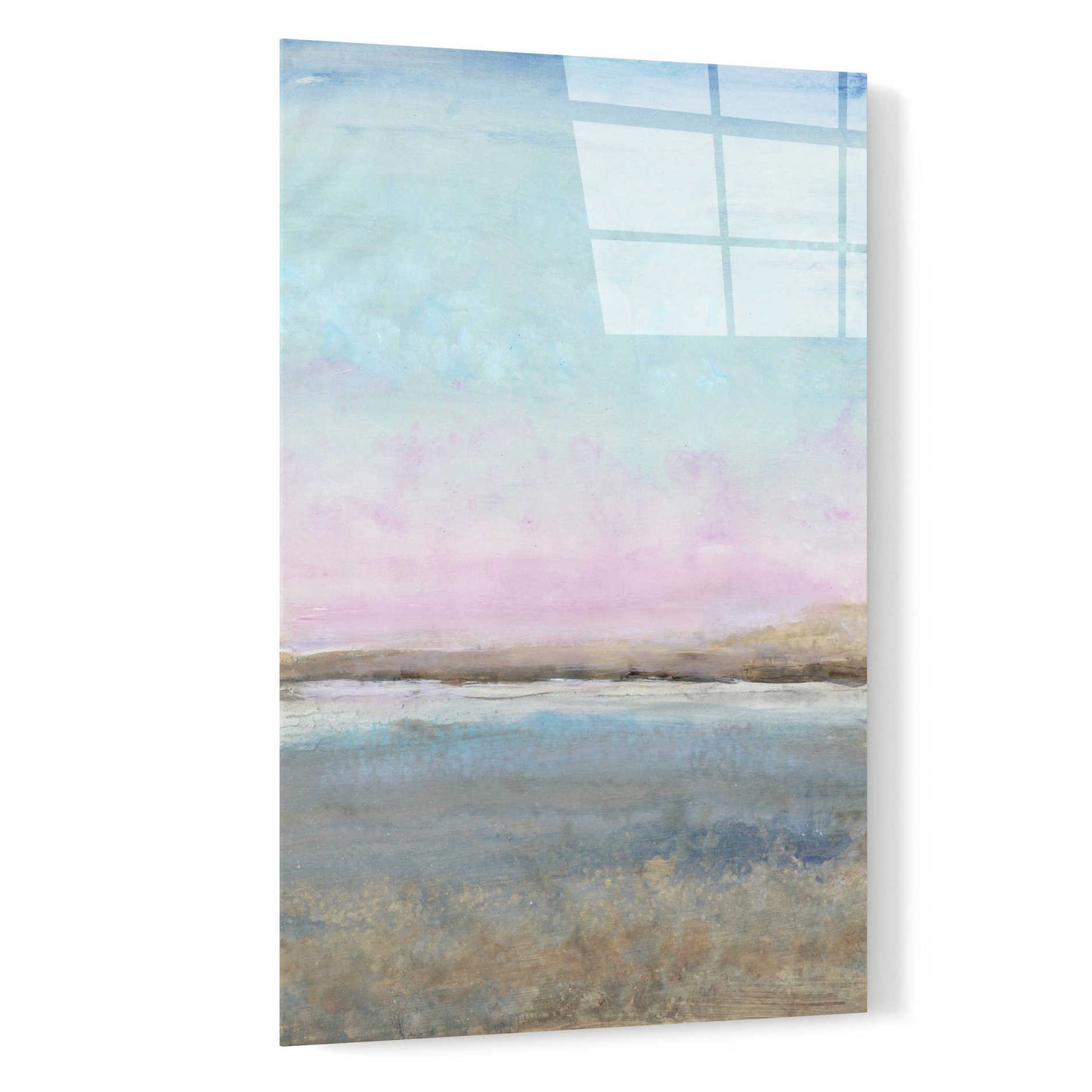 Epic Art 'Pink Horizon II' by Tim O'Toole, Acrylic Glass Wall Art,16x24