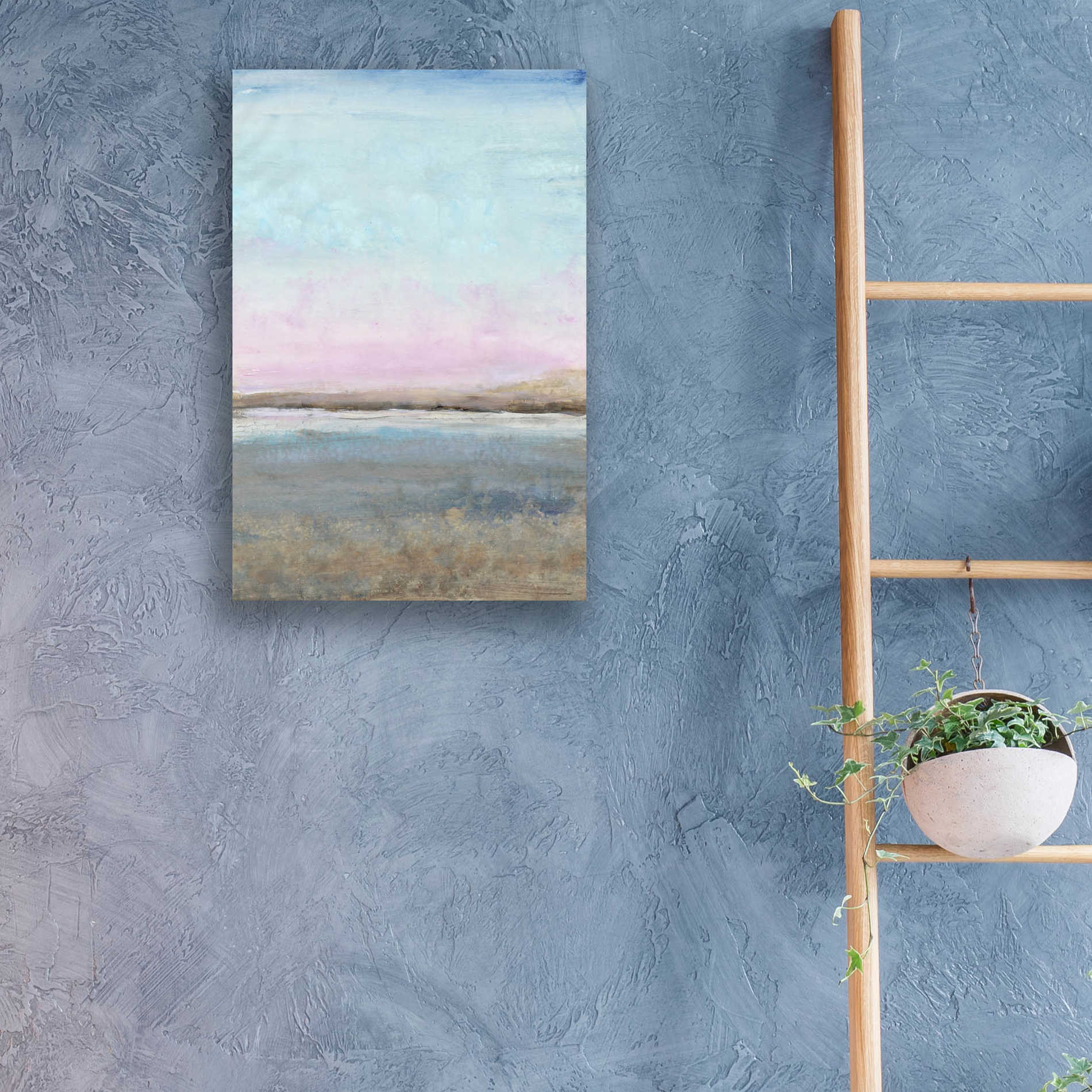 Epic Art 'Pink Horizon II' by Tim O'Toole, Acrylic Glass Wall Art,16x24