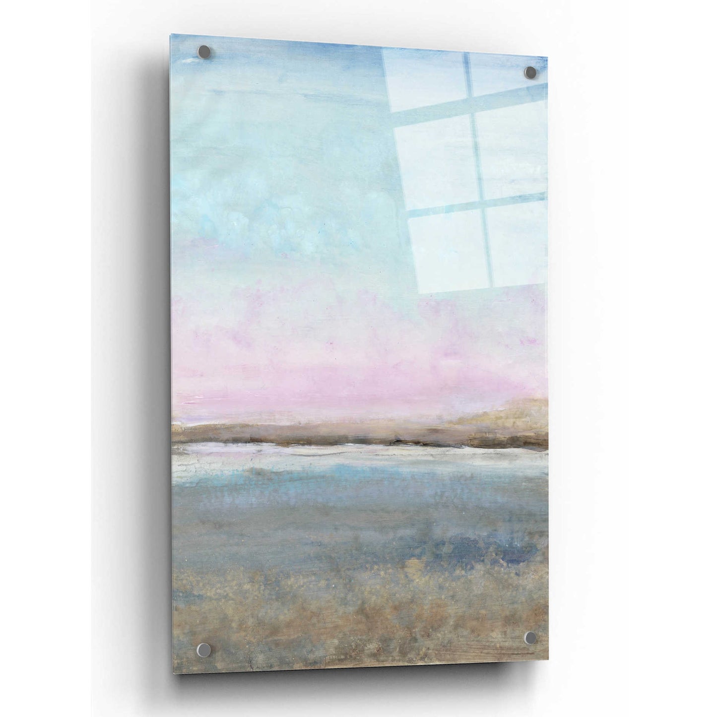 Epic Art 'Pink Horizon II' by Tim O'Toole, Acrylic Glass Wall Art,24x36