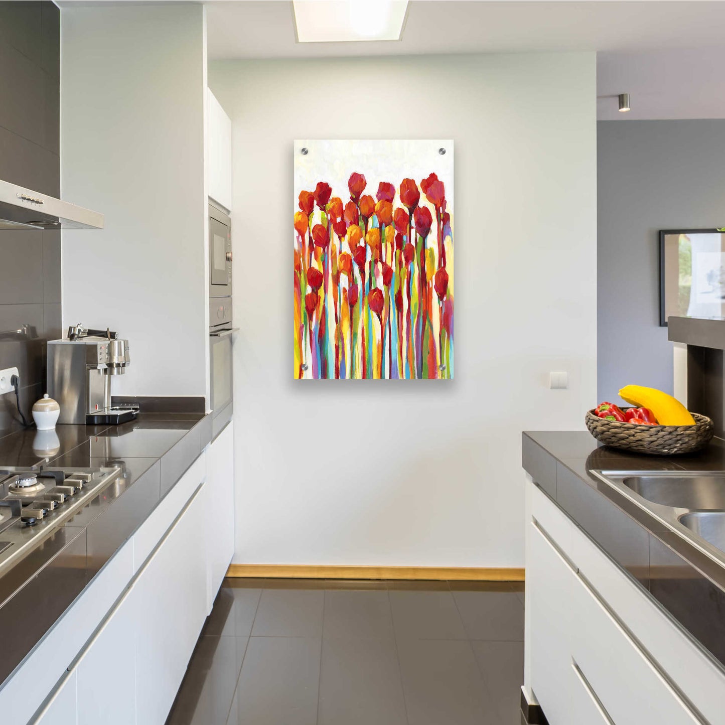 Epic Art 'Bursting with Color I' by Tim O'Toole, Acrylic Glass Wall Art,24x36