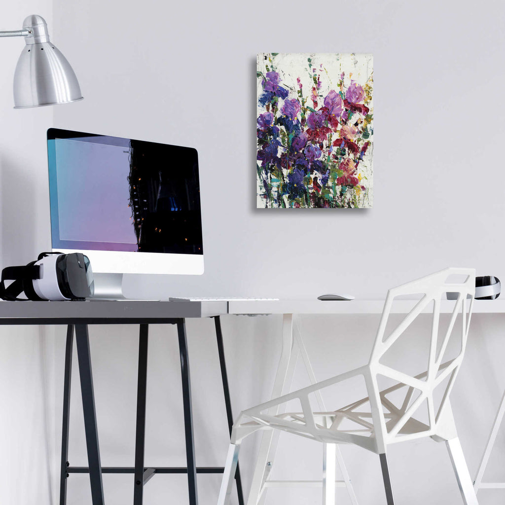 Epic Art 'Iris Blooming II' by Tim O'Toole, Acrylic Glass Wall Art,12x16
