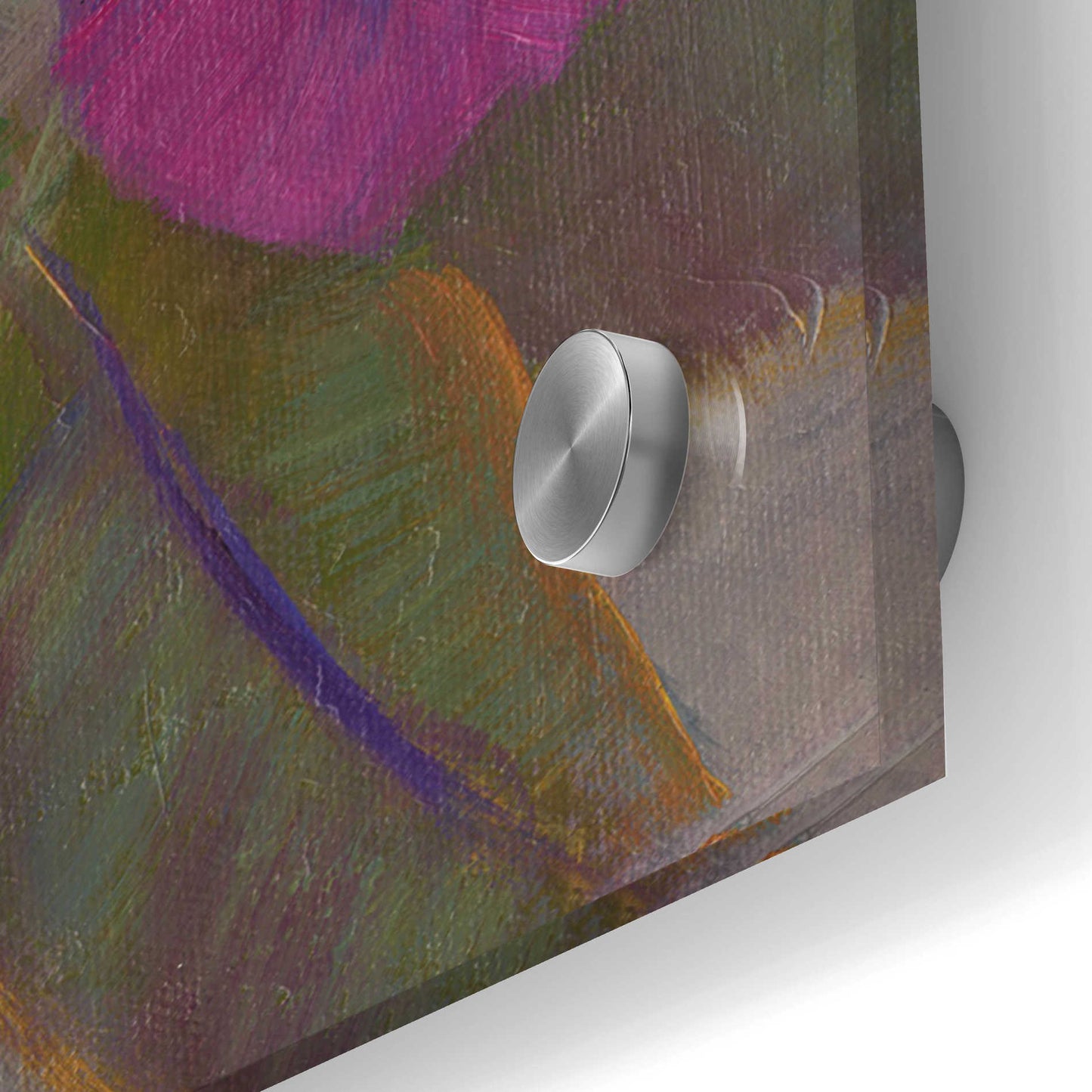 Epic Art 'Pansy Panel III' by Tim O'Toole, Acrylic Glass Wall Art,12x24