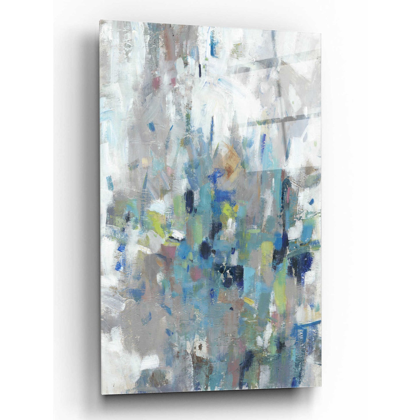 Epic Art 'Edgy Blues II' by Tim O'Toole, Acrylic Glass Wall Art,12x16