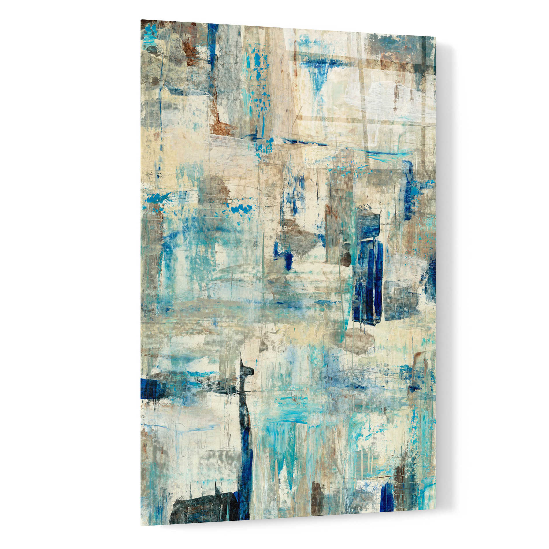 Epic Art 'Aqua Separation I' by Tim O'Toole, Acrylic Glass Wall Art,16x24