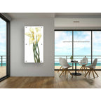 Epic Art 'Callas on Silver I' by Tim O'Toole, Acrylic Glass Wall Art,24x48