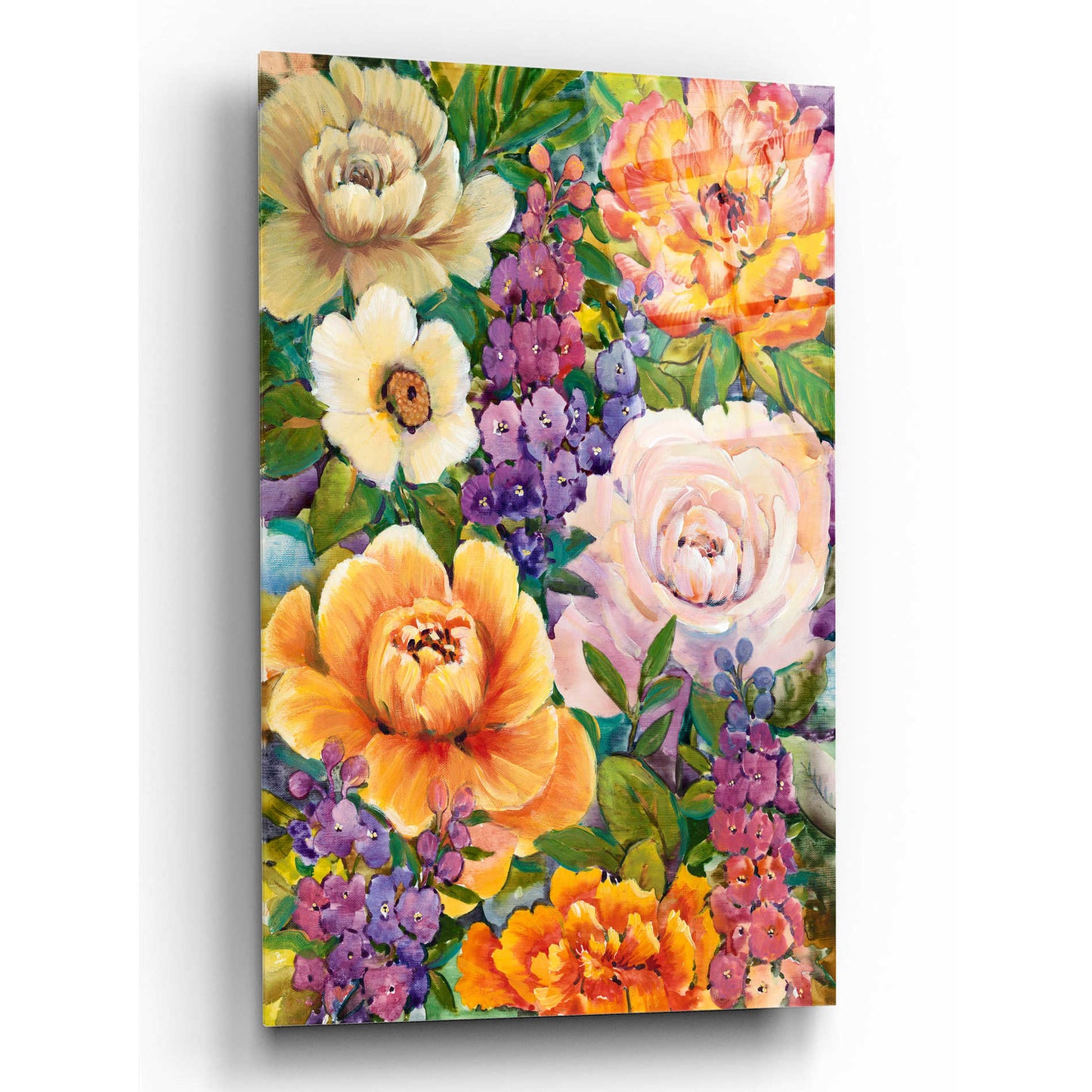 Epic Art 'Flower Bouquet I' by Tim O'Toole, Acrylic Glass Wall Art,12x16