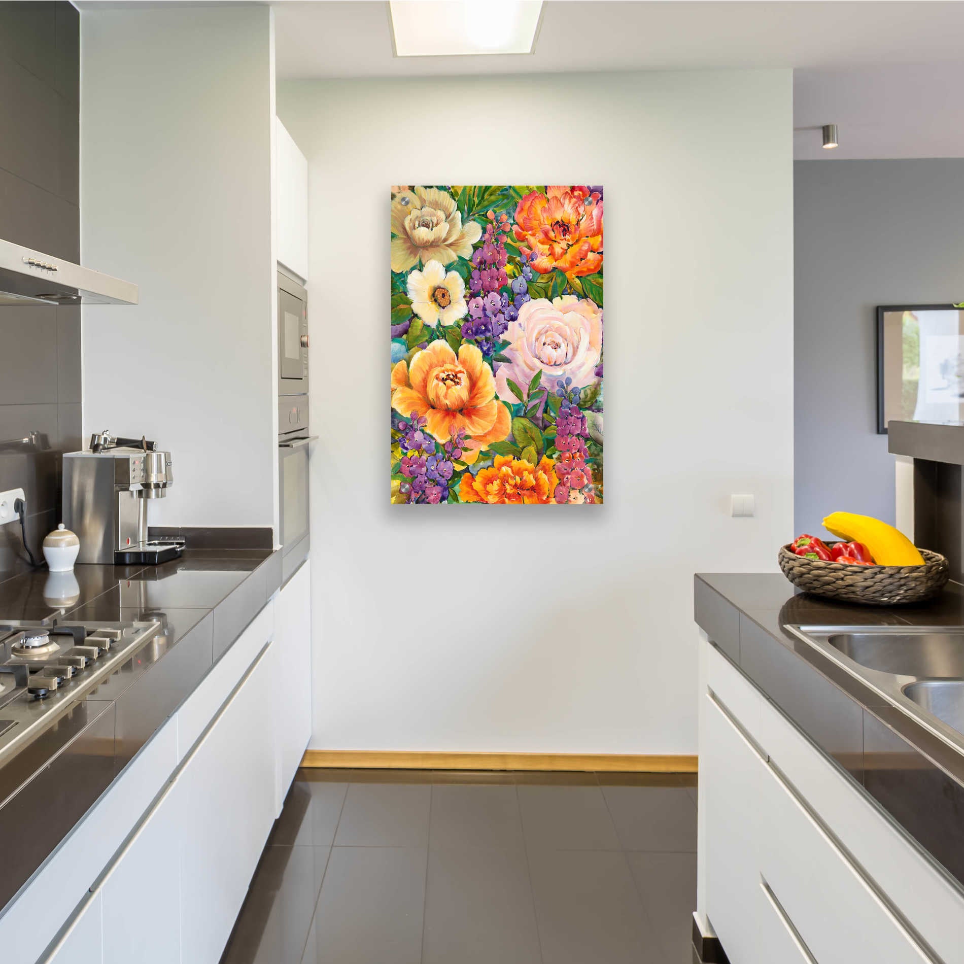 Epic Art 'Flower Bouquet I' by Tim O'Toole, Acrylic Glass Wall Art,24x36