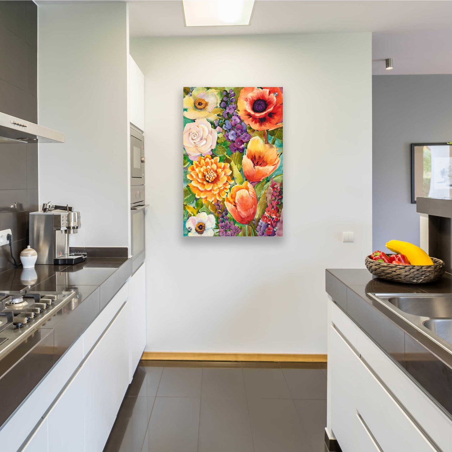 Epic Art 'Flower Bouquet II' by Tim O'Toole, Acrylic Glass Wall Art,24x36