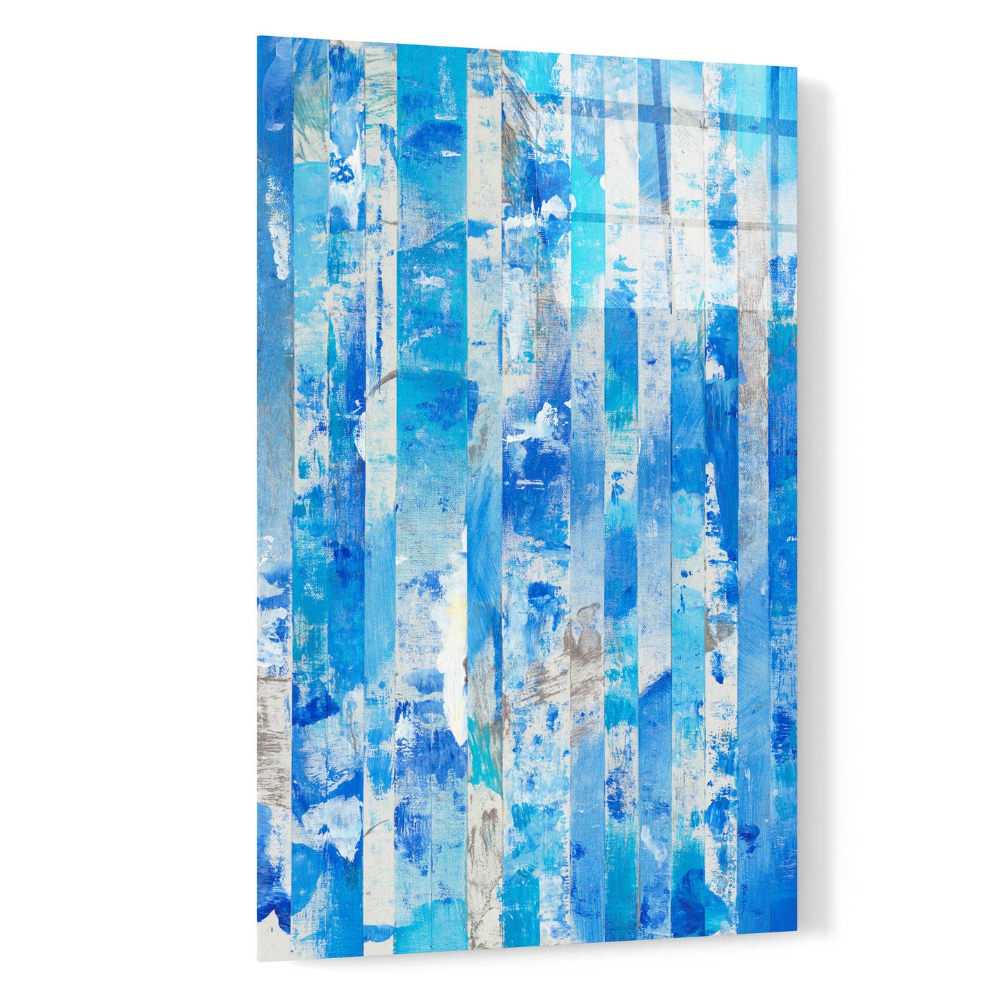 Epic Art 'Shifting Blues I' by Tim O'Toole, Acrylic Glass Wall Art,16x24