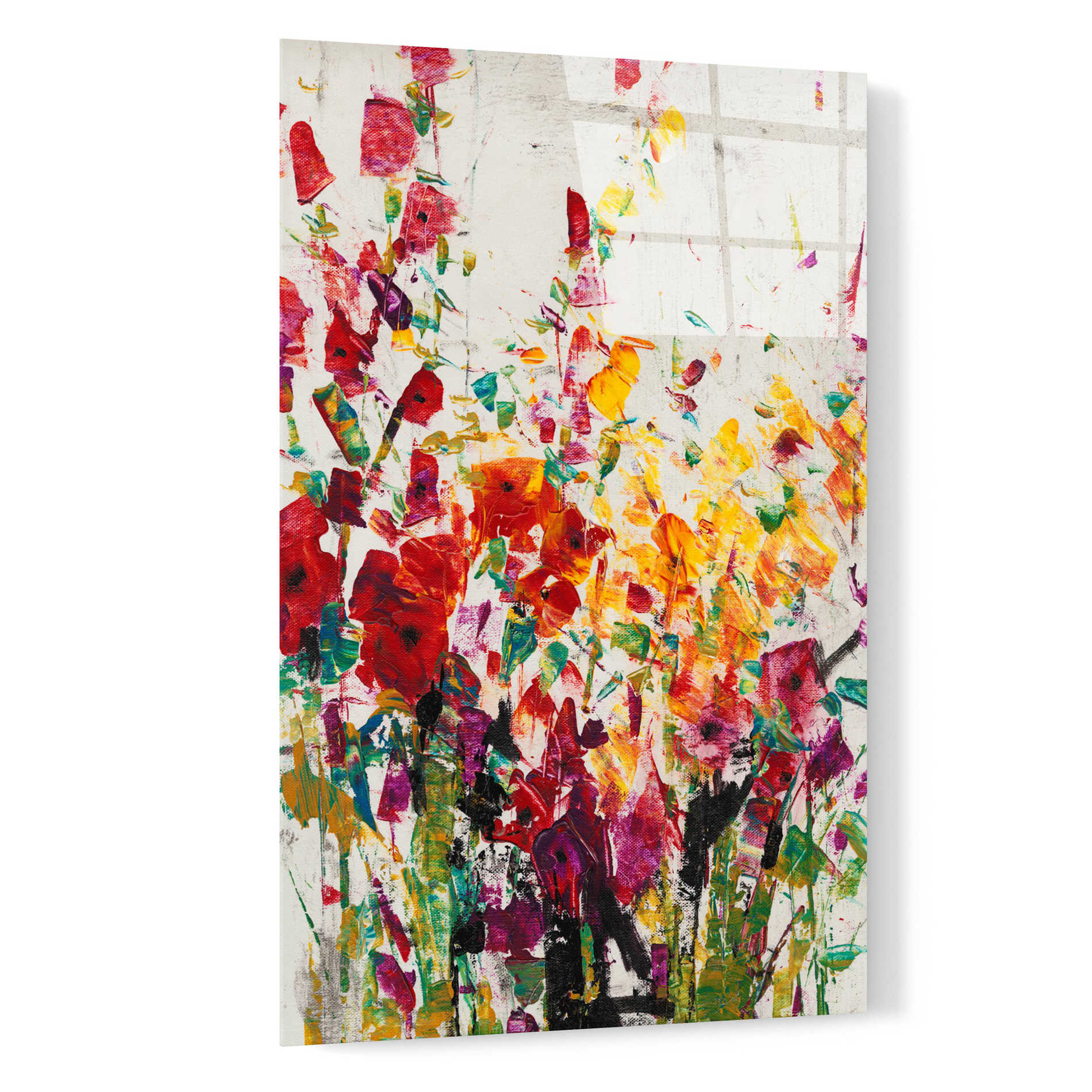Epic Art 'Wildflowers Blooming I' by Tim O'Toole, Acrylic Glass Wall Art,16x24