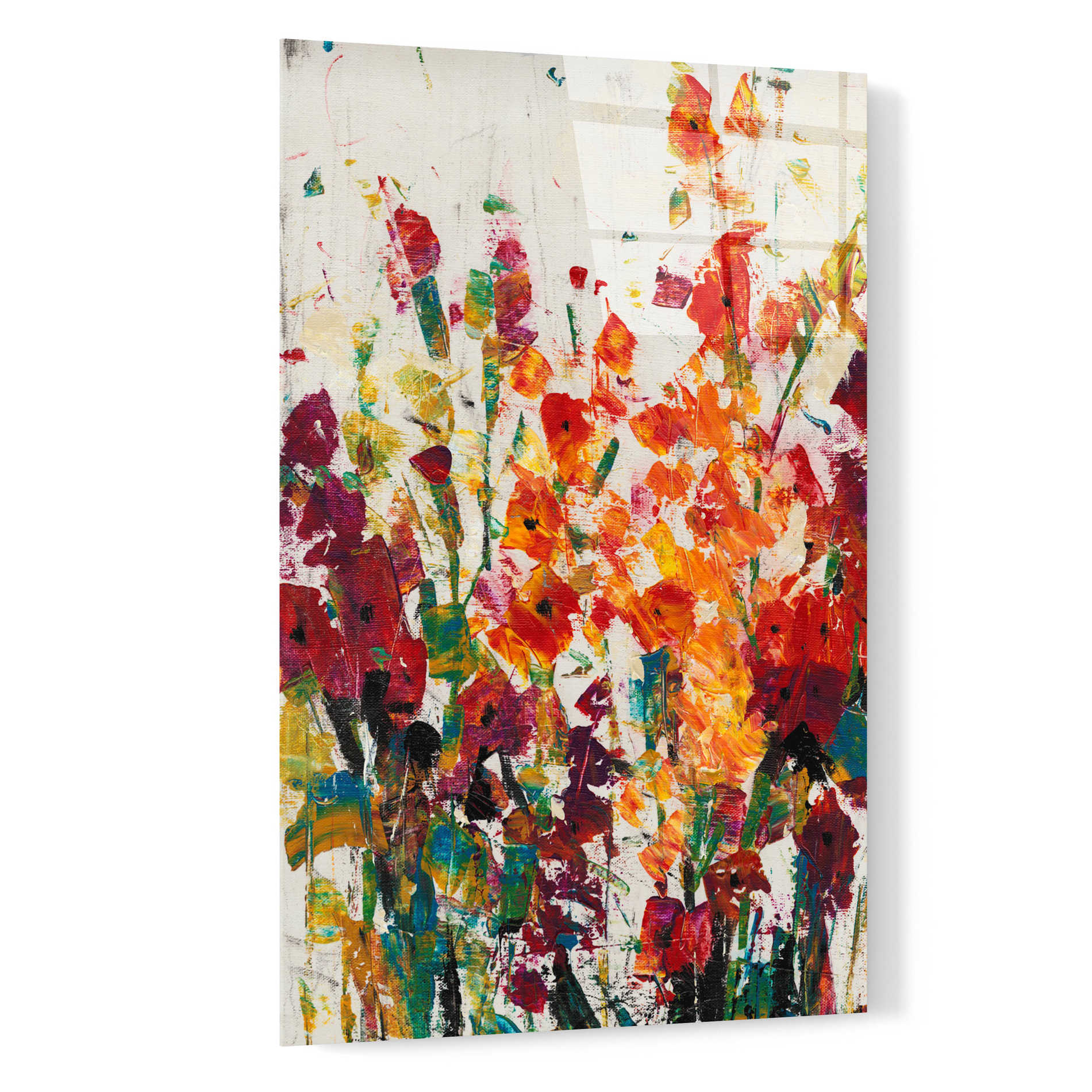 Epic Art 'Wildflowers Blooming II' by Tim O'Toole, Acrylic Glass Wall Art,16x24