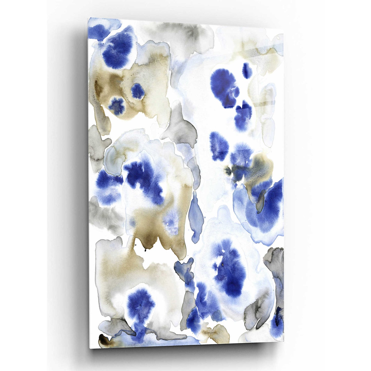 Epic Art 'Blue Pansies II' by Tim O'Toole, Acrylic Glass Wall Art