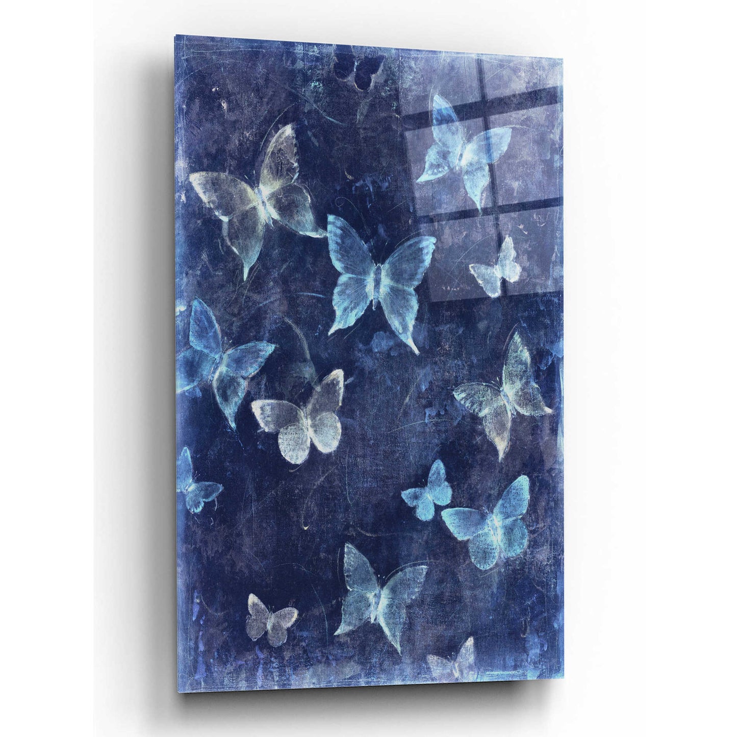 Epic Art 'Indigo Flight I' by Tim O'Toole, Acrylic Glass Wall Art,12x16