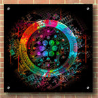 Epic Art 'Cardano Crypto Coin' Acrylic Glass Wall Art,36x36